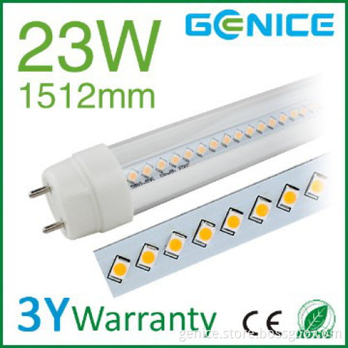 High lumens 23W LED tube light with SMD2835 LED 100LPW